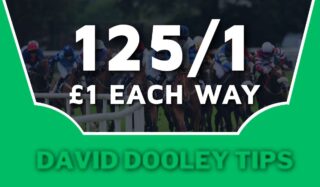 £1 each way at 125/1
