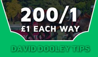 £1 each way at 200/1