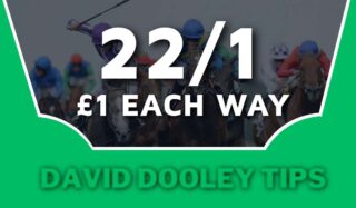 £1 each way at 22/1