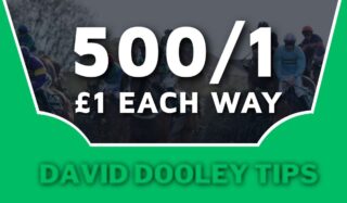 £1 each way at 500/1