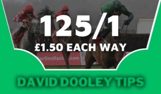 £1.50 each way at 125/1