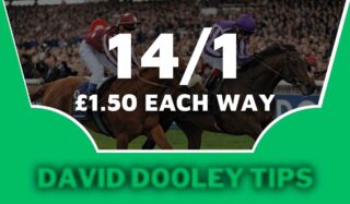 £1.50 each way at 14/1