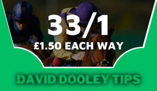 £1.50 each way at 33/1