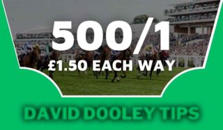 £1.50 each way at 500/1