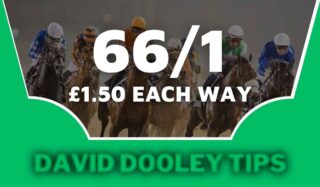 £1.50 each way at 66/1