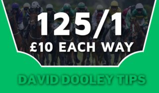 £10 each way at 125/1