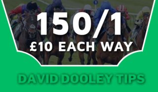 £10 each way at 150/1