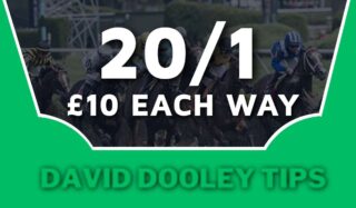 £10 each way at 20/1