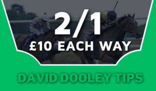 £10 each way at 2/1