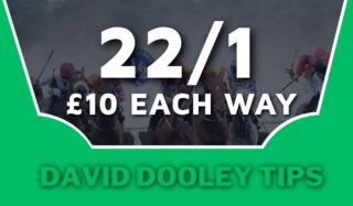 £10 each way at 22/1