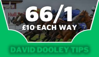 £10 each way at 66/1