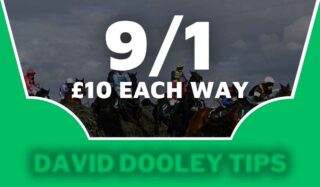 £10 each way at 9/1