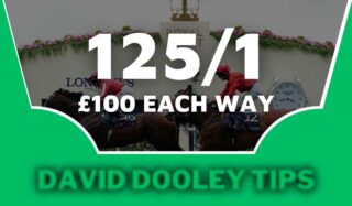 £100 each way at 125/1