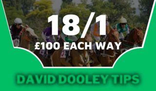 £100 each way at 18/1