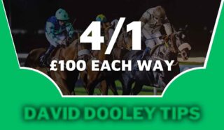 £100 each way at 4/1