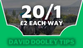 £2 each way at 20/1