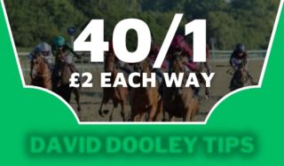 £2 each way at 40/1