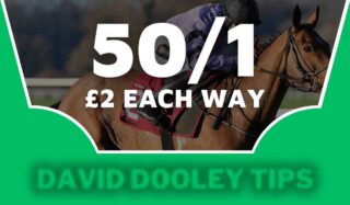 £2 each way at 50/1