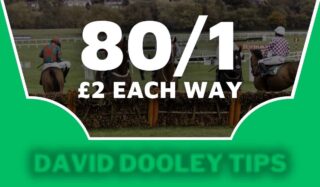 £2 each way at 80/1