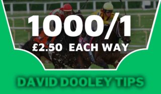 £2.50 each way at 1000/1