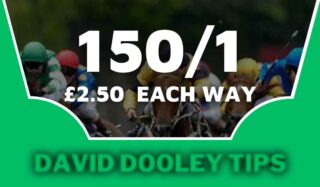 £2.50 each way at 150/1