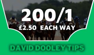 £2.50 each way at 200/1