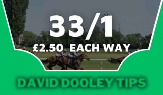 £2.50 each way at 33/1