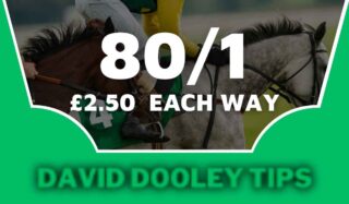 £2.50 each way at 80/1