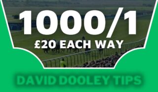 £20 each way at 1000/1