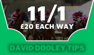 £20 each way at 11/1