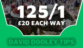 £20 each way at 125/1