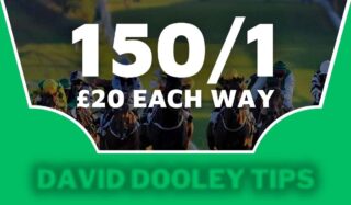 £20 each way at 150/1