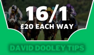 £20 each way at 16/1