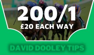 £20 each way at 200/1