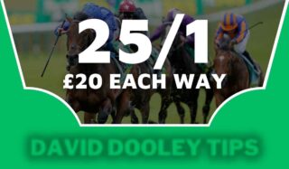 £20 each way at 25/1