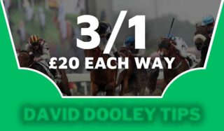 £20 each way at 3/1