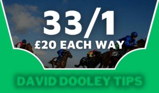 £20 each way at 33/1