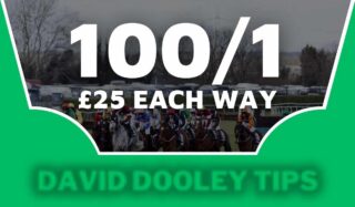 £25 each way at 100/1