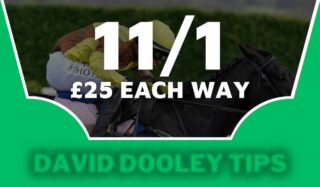 £25 each way at 11/1