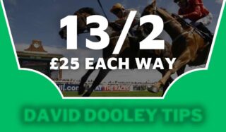 £25 each way at 13/2