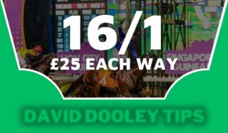 £25 each way at 16/1