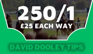£25 each way at 250/1