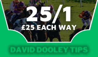 £25 each way at 25/1