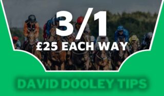£25 each way at 3/1