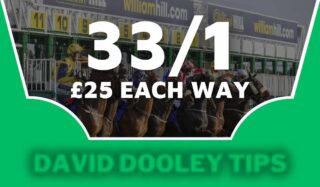 £25 each way at 33/1