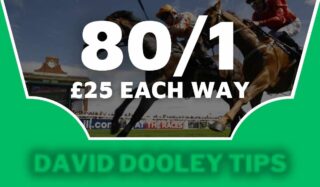 £25 each way at 80/1