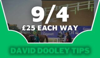 £25 each way at 9/4