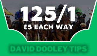 £5 each way at 125/1