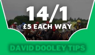 £5 each way at 14/1