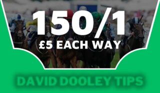 £5 each way at 150/1